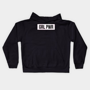 grl pwr marble Kids Hoodie